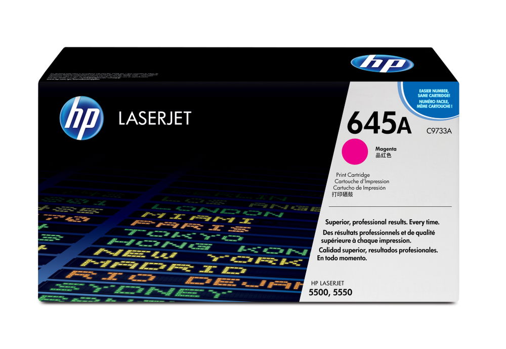 HP 645A cartucho de tóner 1 pieza(s) Original Magenta HP 645A cartucho de tóner 1 pieza(s) Original Magenta