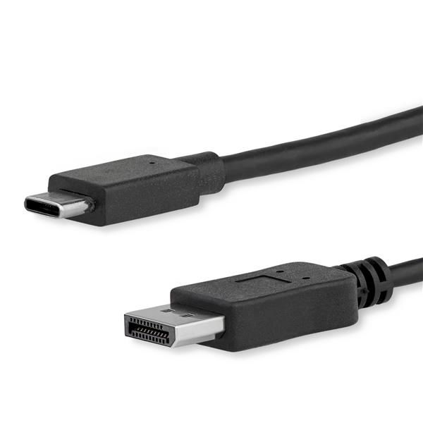 StarTech.com Cable de 1,8m USB-C a DisplayPort - 4K 60Hz - Negro