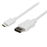 StarTech.com Cable de 1,8m USB-C a DisplayPort - 4K 60Hz - Blanco