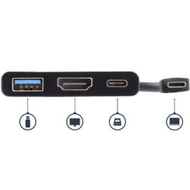 StarTech.com Adaptador Multipuertos USB-C con HDMI - Puerto USB 3.0 - PD de 60W StarTech.com Adaptador Multipuertos USB-C con HDMI - Puerto USB 3.0 - PD de 60W