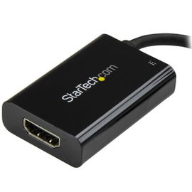 StarTech.com Adaptador USB-C a HDMI 4K con Entrega de Alimentación por USB - 60 Watts - Negro StarTech.com Adaptador USB-C a HDMI 4K con Entrega de Alimentación por USB - 60 Watts - Negro