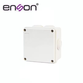 CAJA DE PLASTICO ENSON ENS-PCB1010 100X100X50 MM CON SELLO DE GOMA GRADO DE PROTECCIÓN IP66 MULTIPLES CONEXIONES A TUBERIA DE 1 PULGADA