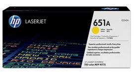 HP 651A Yellow LaserJet Toner Cartridge HP 651A Yellow LaserJet Toner Cartridge