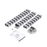 StarTech.com CMVBMOD organizador de cables Escritorio Pasacables Plata 1 pieza(s)