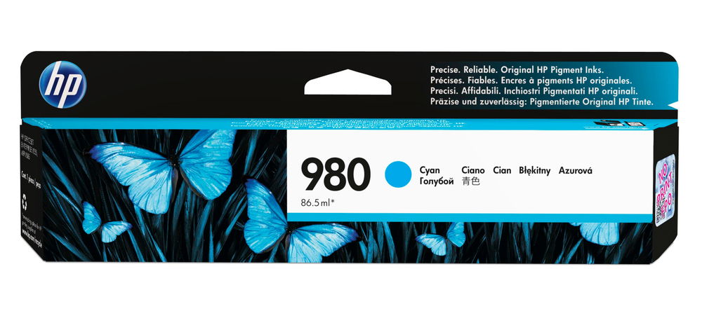 HP 980 Cyan PageWide Cartridge HP 980 Cyan PageWide Cartridge