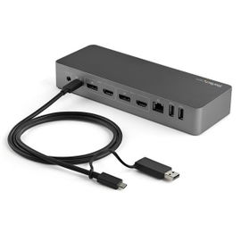 StarTech.com DK30C2DPEP base para portátil y replicador de puertos Alámbrico USB 3.2 Gen 1 (3.1 Gen 1) Type-C Negro, Gris StarTech.com DK30C2DPEP base para portátil y replicador de puertos Alámbrico USB 3.2 Gen 1 (3.1 Gen 1) Type-C Negro, Gris