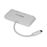 StarTech.com Adaptador Multipuertos USB-C para Portátiles - Docking Station USB Tipo C DVI GbE con Hub Concentrador USB 3.0