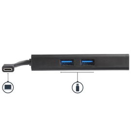 StarTech.com Adaptador Multipuertos USB-C con HDMI de 4K- 2x Puertos USB-A - PD de 60W - Negro StarTech.com Adaptador Multipuertos USB-C con HDMI de 4K- 2x Puertos USB-A - PD de 60W - Negro