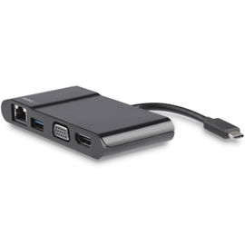 StarTech.com Adaptador Multipuertos USB-C - Dock USB-C Portátil con HDMI 4K o VGA 1080p - GB Ethernet, 5Gbps USB-A 3.0 - Adaptador Conversor AV Digital USB-C - Reemplazado por DKT31CHVL StarTech.com Adaptador Multipuertos USB-C - Dock USB-C Portátil con HDMI 4K o VGA 1080p - GB Ethernet, 5Gbps USB-A 3.0 - Adaptador Conversor AV Digital USB-C - Reemplazado por DKT31CHVL