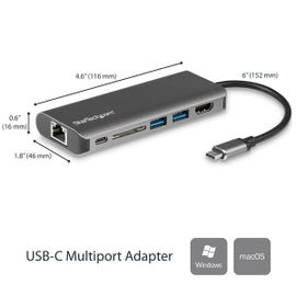 StarTech.com Docking Station para Ordenadores Portátiles USB-C - Replicador de Puertos USB Tipo C HDMI Red Ethernet Lector SD - con PD - NUEVA VERSIÓN DISPONIBLE DKT30CSDHPD3 StarTech.com Docking Station para Ordenadores Portátiles USB-C - Replicador de Puertos USB Tipo C HDMI Red Ethernet Lector SD - con PD - NUEVA VERSIÓN DISPONIBLE DKT30CSDHPD3