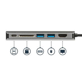 StarTech.com Docking Station para Ordenadores Portátiles USB-C - Replicador de Puertos USB Tipo C HDMI Red Ethernet Lector SD - con PD - NUEVA VERSIÓN DISPONIBLE DKT30CSDHPD3 StarTech.com Docking Station para Ordenadores Portátiles USB-C - Replicador de Puertos USB Tipo C HDMI Red Ethernet Lector SD - con PD - NUEVA VERSIÓN DISPONIBLE DKT30CSDHPD3