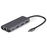 StarTech.com Adaptador Multipuertos USB C - Mini Docking Station USB Tipo C con HDMI de 4K 30Hz - con PD de 100W - con Hub Ladrón Concentrador USB de 3 Puertos - Red GbE - Base Dock para Ordenador Portátil
