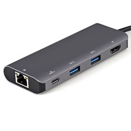 StarTech.com Adaptador Multipuertos USB C - Mini Docking Station USB Tipo C con HDMI de 4K 30Hz - con PD de 100W - con Hub Ladrón Concentrador USB de 3 Puertos - Red GbE - Base Dock para Ordenador Portátil StarTech.com Adaptador Multipuertos USB C - Mini Docking Station USB Tipo C con HDMI de 4K 30Hz - con PD de 100W - con Hub Ladrón Concentrador USB de 3 Puertos - Red GbE - Base Dock para Ordenador Portátil