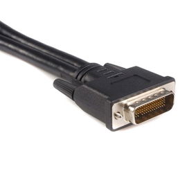 StarTech.com Cable de 20cm LFH59 DMS-59 a doble pantalla DVI-D - DMS59 Macho - 2x DVI-D Hembra - Negro