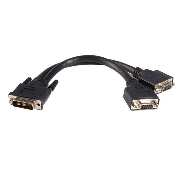StarTech.com Cable de 0,2m de LFH59 DMS-59 a doble dual VGA - DMS59 Macho - 2x VGA Hembra StarTech.com Cable de 0,2m de LFH59 DMS-59 a doble dual VGA - DMS59 Macho - 2x VGA Hembra