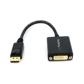 StarTech.com Adaptador de Vídeo DisplayPort a DVI - Conversor - DP Macho - DVI Hembra - Hasta 1920x1200 - Convertidor Pasivo Externo - Adaptador DisplayPort - DisplayPort (M) a DVI-I (H) - 15.2 cm - negro - para P/N: DK30C2DPEPUE, DK30C2DPPD, DK30C2D StarTech.com Adaptador de Vídeo DisplayPort a DVI - Conversor - DP Macho - DVI Hembra - Hasta 1920x1200 - Convertidor Pasivo Externo - Adaptador DisplayPort - DisplayPort (M) a DVI-I (H) - 15.2 cm - negro - para P/N: DK30C2DPEPUE, DK30C2DPPD, DK30C2D
