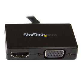 StarTech.com Adaptador DP de Audio/Vídeo para Viajes - Conversor DisplayPort a HDMI o VGA - 1920x1200 1080p StarTech.com Adaptador DP de Audio/Vídeo para Viajes - Conversor DisplayPort a HDMI o VGA - 1920x1200 1080p