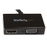 StarTech.com Adaptador DP de Audio/Vídeo para Viajes - Conversor DisplayPort a HDMI o VGA - 1920x1200 1080p