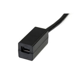 StarTech.com Cable de 15cm Adaptador DisplayPort Macho a Mini DisplayPort Hembra - DP a Mini DP - Negro StarTech.com Cable de 15cm Adaptador DisplayPort Macho a Mini DisplayPort Hembra - DP a Mini DP - Negro