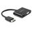 StarTech.com Adaptador DisplayPort a HDMI VGA - Dongle Convertidor DisplayPort 1.2 HBR2 a HDMI 2.0 (4K 60Hz) o VGA 1080p - Adaptador DP a Monitor HDMI o VGA - Adaptador de Vídeo Digital (DP2VGAHD20) - Adaptador de vídeo - DisplayPort macho a HD-15 (V
