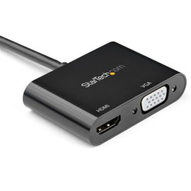 StarTech.com Adaptador DisplayPort a HDMI VGA - Dongle Convertidor DisplayPort 1.2 HBR2 a HDMI 2.0 (4K 60Hz) o VGA 1080p - Adaptador DP a Monitor HDMI o VGA - Adaptador de Vídeo Digital (DP2VGAHD20) - Adaptador de vídeo - DisplayPort macho a HD-15 (V StarTech.com Adaptador DisplayPort a HDMI VGA - Dongle Convertidor DisplayPort 1.2 HBR2 a HDMI 2.0 (4K 60Hz) o VGA 1080p - Adaptador DP a Monitor HDMI o VGA - Adaptador de Vídeo Digital (DP2VGAHD20) - Adaptador de vídeo - DisplayPort macho a HD-15 (V