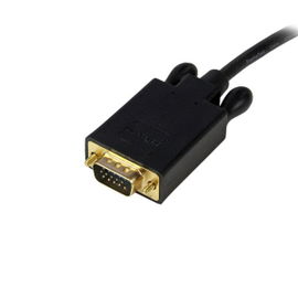 StarTech.com Cable 3m de Vídeo Adaptador Conversor DisplayPort DP a VGA - Convertidor Activo - 1080p - Negro