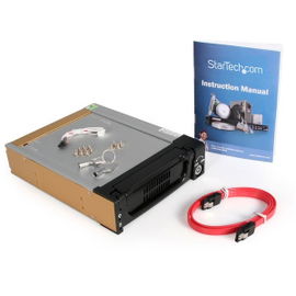 StarTech.com Rack Móvil Aluminio Reforzado Disco Duro HDD SATA 3,5