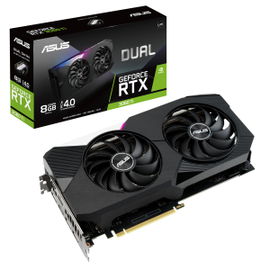 ASUS DUAL-RTX3060TI-O8G-V2 - OC Edition - tarjeta gráfica - GF RTX 3060 Ti - 8 GB GDDR6 - PCIe 4.0 - 2 x HDMI, 3 x DisplayPort