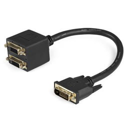 StarTech.com Cable Duplicador Divisor de Vídeo DVI-D de 2 Puertos Salidas Compacto - Bifurcador StarTech.com Cable Duplicador Divisor de Vídeo DVI-D de 2 Puertos Salidas Compacto - Bifurcador