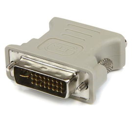 StarTech.com Adaptador Conversor DVI-I a VGA - DVI-I Macho - HD15 Hembra - Blanco StarTech.com Adaptador Conversor DVI-I a VGA - DVI-I Macho - HD15 Hembra - Blanco