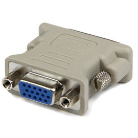 StarTech.com Adaptador Conversor DVI-I a VGA - DVI-I Macho - HD15 Hembra - Blanco StarTech.com Adaptador Conversor DVI-I a VGA - DVI-I Macho - HD15 Hembra - Blanco
