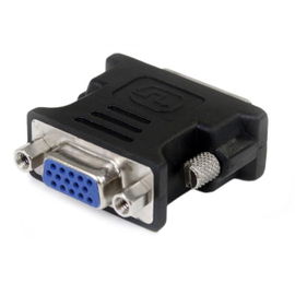 StarTech.com Adaptador Conversor DVI-I a VGA - DVI-I Macho - HD15 Hembra - Negro