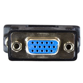 StarTech.com Adaptador Conversor DVI-I a VGA - DVI-I Macho - HD15 Hembra - Negro