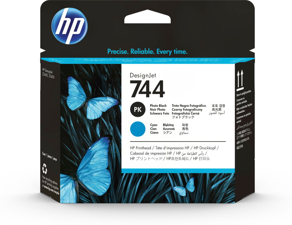 HP Cabezal de impresión DesignJet 744 negro fotográfico/cian HP Cabezal de impresión DesignJet 744 negro fotográfico/cian