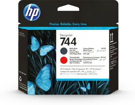 HP Cabezal de impresión DesignJet 744 negro mate/rojo cromático HP Cabezal de impresión DesignJet 744 negro mate/rojo cromático
