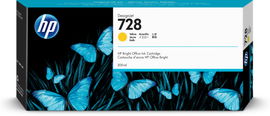 HP 728 - 300 ml - amarillo - original - DesignJet - cartucho de tinta - para DesignJet T730, T830