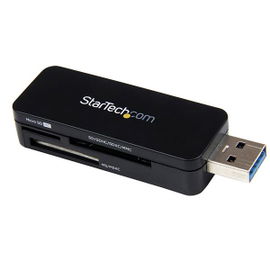 StarTech.com Lector USB 3.0 Super Speed Compacto de Tarjetas de Memoria Flash SD MicroSD SDHC SDXC MMC Memory Stick Card Reader PC Mac - Lector de tarjetas (Multiformato) - USB 3.0 StarTech.com Lector USB 3.0 Super Speed Compacto de Tarjetas de Memoria Flash SD MicroSD SDHC SDXC MMC Memory Stick Card Reader PC Mac - Lector de tarjetas (Multiformato) - USB 3.0