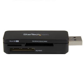 StarTech.com Lector USB 3.0 Super Speed Compacto de Tarjetas de Memoria Flash SD MicroSD SDHC SDXC MMC Memory Stick Card Reader PC Mac - Lector de tarjetas (Multiformato) - USB 3.0 StarTech.com Lector USB 3.0 Super Speed Compacto de Tarjetas de Memoria Flash SD MicroSD SDHC SDXC MMC Memory Stick Card Reader PC Mac - Lector de tarjetas (Multiformato) - USB 3.0