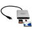 StarTech.com Lector Grabador USB 3.0 de Tarjetas de Memoria SD, Micro SD, CompactFlash - Adaptador USB-C a Tarjetas Flash