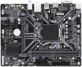 Gigabyte H310M H - 1.0 - placa base - micro ATX - LGA1151 Socket - H310 Chipset - USB 3.1 Gen 1 - Gigabit LAN - Tarjeta gráfica (CPU necesaria) - HD Audio (8-canales) Gigabyte H310M H - 1.0 - placa base - micro ATX - LGA1151 Socket - H310 Chipset - USB 3.1 Gen 1 - Gigabit LAN - Tarjeta gráfica (CPU necesaria) - HD Audio (8-canales)