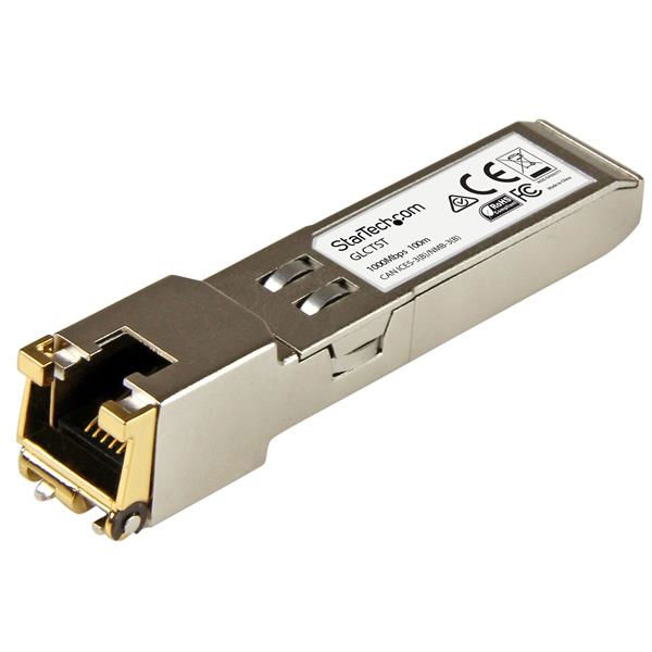 StarTech.com Módulo Transceptor SFP Compatible con Cisco GLC-T - 1000BASE-T StarTech.com Módulo Transceptor SFP Compatible con Cisco GLC-T - 1000BASE-T