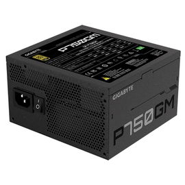 Gigabyte P750GM - Fuente de alimentación (interna) - ATX12V 2.31 - 80 PLUS Gold - CA 100-240 V - 750 vatios - PFC activa
