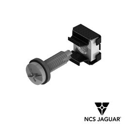 KIT DE TUERCAS ENJAULADAS 100 PZS P/ GABINETE JAGUAR NCS-CN2-100 CON TORNILLO M6 Y RONDANA  PARA MONTAJE DE ACCESORIOS  PRESENTACION EN CALIBRE 11 O 14