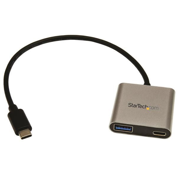 StarTech.com Concentrador Hub USB 3.0 USB-C a 2 Puertos USB-A con Entrega de Potencia - Ladrón USB Tipo C a USB A StarTech.com Concentrador Hub USB 3.0 USB-C a 2 Puertos USB-A con Entrega de Potencia - Ladrón USB Tipo C a USB A