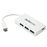 StarTech.com Hub USB -C USB con 1 Puerto USB-C y 3 Puertos USB-A (SuperSpeed de 5Gbps) - Alimentado Vía USB - Adaptador Hub Ladrón USB 3.0 Portátil para Ordenador Portátil - Concentrador Tipo-C USB 3.1 Gen 1/USB 3.2 Gen 1 - Blanco