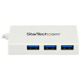 StarTech.com Hub USB -C USB con 1 Puerto USB-C y 3 Puertos USB-A (SuperSpeed de 5Gbps) - Alimentado Vía USB - Adaptador Hub Ladrón USB 3.0 Portátil para Ordenador Portátil - Concentrador Tipo-C USB 3.1 Gen 1/USB 3.2 Gen 1 - Blanco StarTech.com Hub USB -C USB con 1 Puerto USB-C y 3 Puertos USB-A (SuperSpeed de 5Gbps) - Alimentado Vía USB - Adaptador Hub Ladrón USB 3.0 Portátil para Ordenador Portátil - Concentrador Tipo-C USB 3.1 Gen 1/USB 3.2 Gen 1 - Blanco