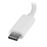 StarTech.com Concentrador USB 3.0 de 3 Puertos con USB-C y Ethernet Gigabit - Hub Ladrón de USB Convencional - Blanco