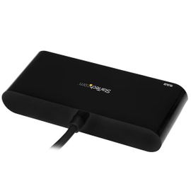 StarTech.com Hub Concentrador USB 3.0 USB-C de 3 Puertos con Ethernet Gigabit y Entrega de Alimentación de 60W con Puerto Pass-Through - USB Tipo C a 3 Puertos USB-A (USB 3.0 SuperSpeed de 5Gbps) - Ladrón Adaptador USB 3.1/3.2 Gen 1 TipoC