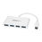StarTech.com Hub Ladrón USB C con 4 Puertos USB-A (USB 3.0 SuperSpeed de 5Gbps) - Alimentado por el Bus USB - Concentrador Adaptador USB TipoC a USB-A para Ordenador Portátil - Hub Ladrón Tipo C USB 3.1 Gen 1 / USB 3.2 Gen 1 - Blanco