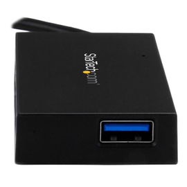StarTech.com Hub Concentrador USB 3.0 de 4 Puertos Alimentado - Ladrón USB-C a 4x USB A - Incluye Adaptador de Alimentación